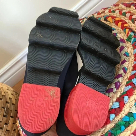 Iri black white red  platform track sneakers - Picture 8 of 8